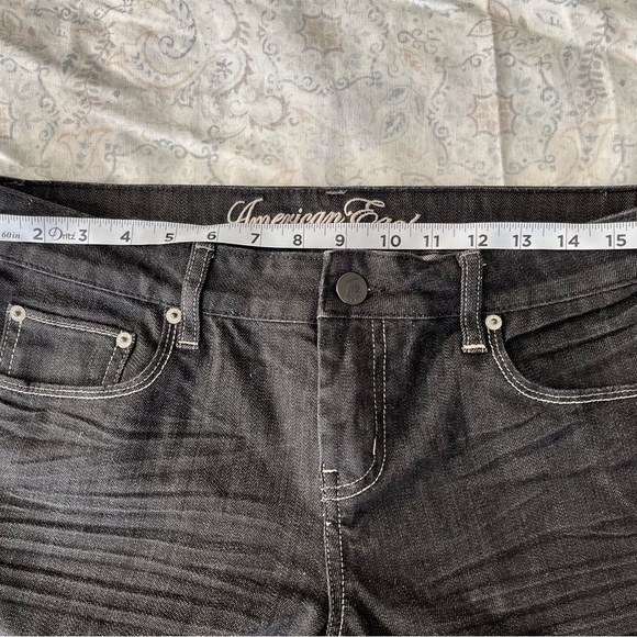American Eagle Outfitters Black Straight Leg Jeans - Picture 4 of 11